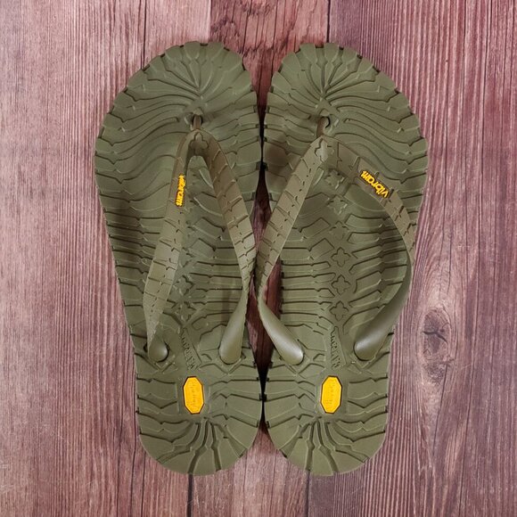 *READ* Rare Vibram Mens 45/46 US 11-12 Tropical Carrarmato Sandal Jungle Green - Picture 7 of 15